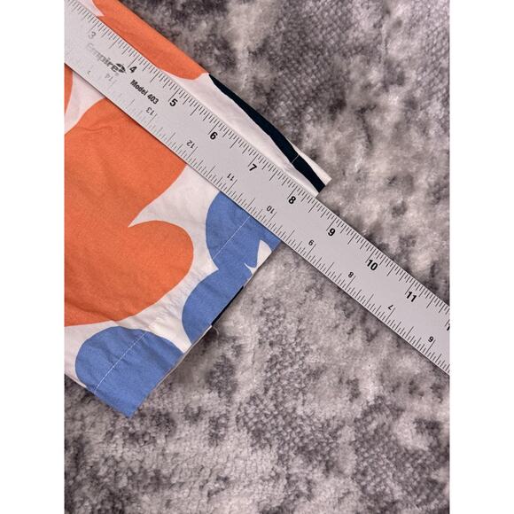 Marimekko Uniqlo Pant Set XS / S Womens Floral Print Button Top Straight Leg - Picture 6 of 13
